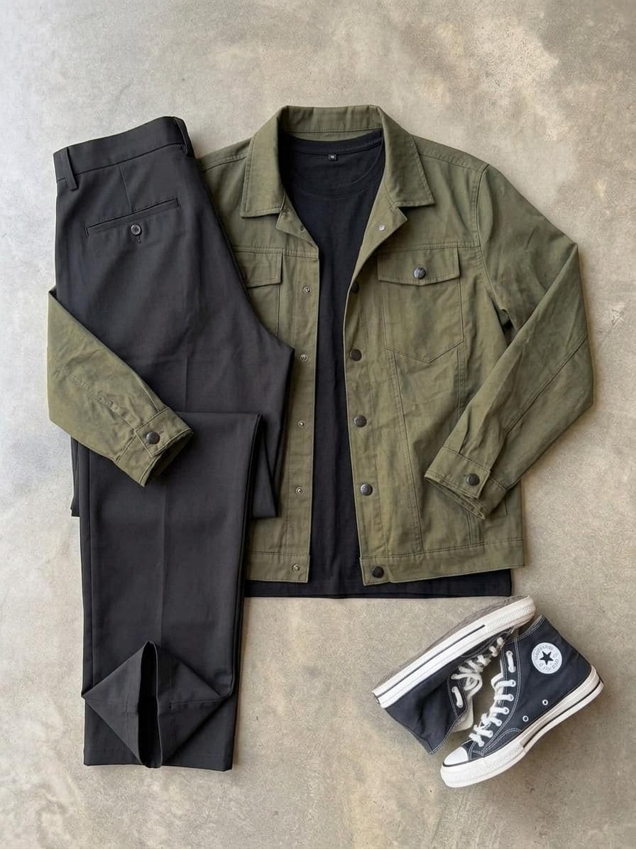 Outfit ELYON – Trucker Militar